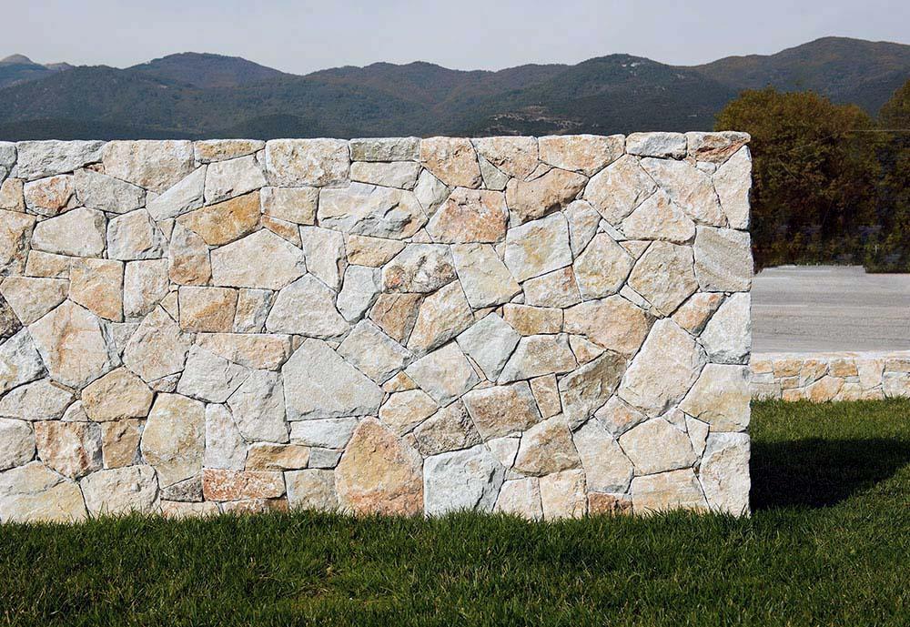 Naturstein Verblendung RockFace Tom (Stärke 3-5 cm, Felsverblendung)